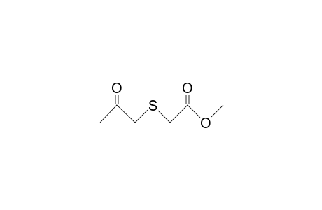 Acetic acid, (acetonylthio)-, methyl ester; acetic acid, [(2-oxopropyl)thio]-, methyl ester; methyl 5-oxo-3-thiahexanoate