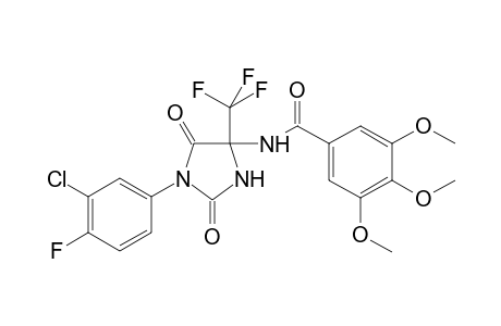 Benzamide, N-[1-(3-chloro-4-fluorophenyl)-2,5-dioxo-4-(trifluoromethyl)-4-imidazolidinyl]-3,4,5-trimethoxy-