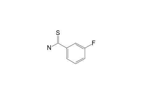 3-Fluorobenzenecarbothioamide