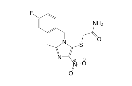 acetamide, 2-[[1-[(4-fluorophenyl)methyl]-2-methyl-4-nitro-1H-imidazol-5-yl]thio]-