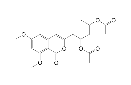 3-(2,4-Dihydroxypentyl)-6,8-dimethoxyisochromen-1-one, diacetate