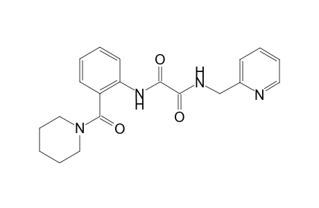 ethanediamide, N~1~-[2-(1-piperidinylcarbonyl)phenyl]-N~2~-(2-pyridinylmethyl)-