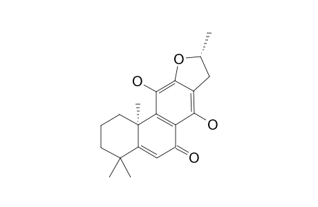 MANDARONE-B;(16S)-12,16-EPOXY-11,14-DIHYDROXY-17-(15->16)-ABEO-ABIETA-5,8,11,13-TETRAENE-7-ONE