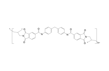 Poly[n,n'-(4,4'-methylenediphenylene)di(n-allyl-4-phthalimidecarboxamide)]