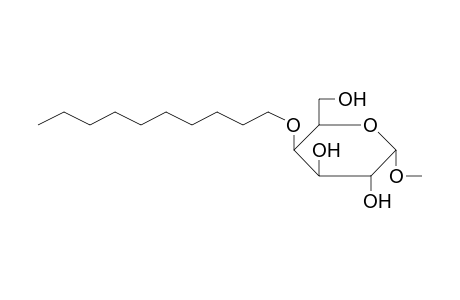 Methyl 4-O-decylhexopyranoside