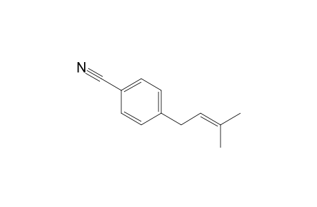 4-(3-methylbut-2-en-1-yl)benzonitrile