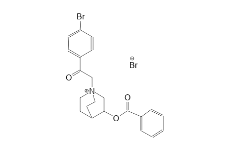 3-(benzoyloxy)-1-[2-(4-bromophenyl)-2-oxoethyl]-1-azoniabicyclo[2.2.2]octane bromide