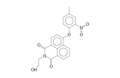 N-(2-Hydroxyethyl)-4-(4-methyl-2-nitrophenoxy)-1,8-naphthalimide