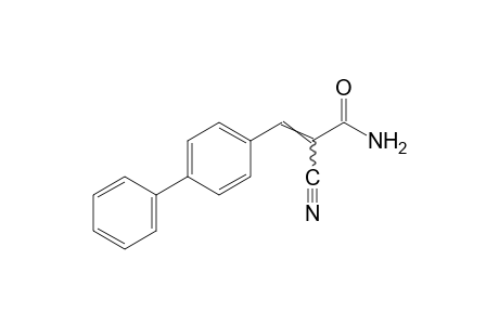 alpha-CYANO-4-PHENYLCINNAMAMIDE