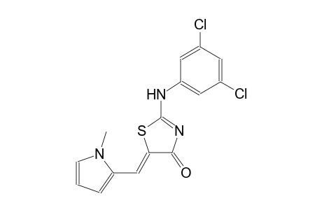 (5Z)-2-(3,5-dichloroanilino)-5-[(1-methyl-1H-pyrrol-2-yl)methylene]-1,3-thiazol-4(5H)-one