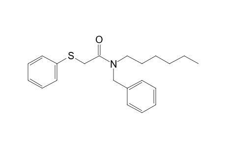 Acetamide, 2-phenylthio-N-benzyl-N-hexyl-