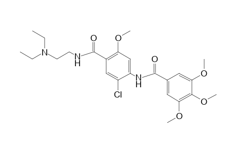 6'-chloro-4'-{[2-(diethylamino)ethyl]carbamoyl}-3,4,5-trimethoxy-m-benzanisidide
