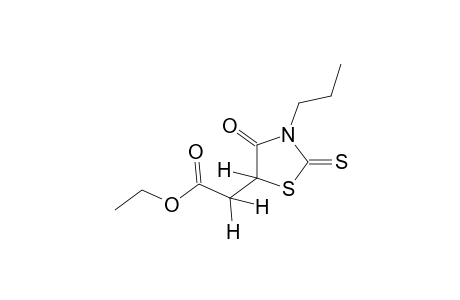 4-oxo-3-propyl-2-thioxo-5-thiazolidineacetic acid, ethyl ester