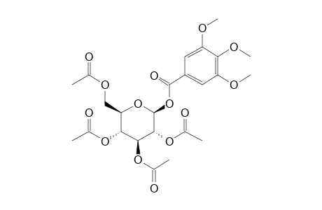 1-o-(3,4,5-Trimethoxybenzoyl)-B-D-glucopyranoside, 4ac derivative