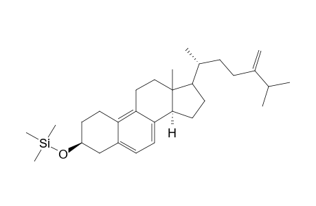 19-nor-Ergosta-5,7,9,24(28)-tetraen-3.beta.-ol - trimethylsilyl ether