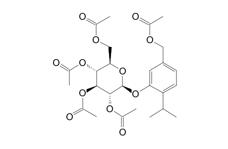 5-(Hydroxymethyl)-2-(1-methylethyl)phenyl .beta.-D-glucopyranoside, 5ac derivative