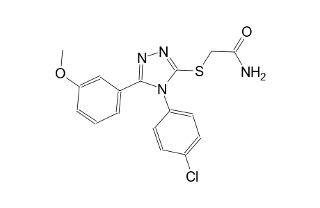 2-{[4-(4-chlorophenyl)-5-(3-methoxyphenyl)-4H-1,2,4-triazol-3-yl]sulfanyl}acetamide