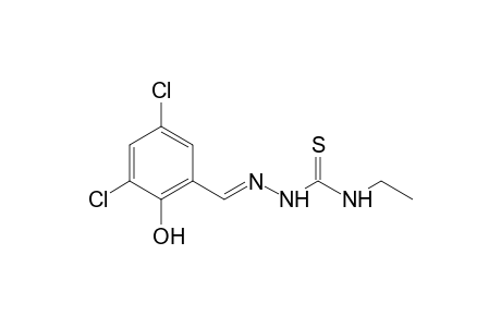 3,5-dichlorosalicylaldehyde, 4-ethyl-3-thiosemicarbazone