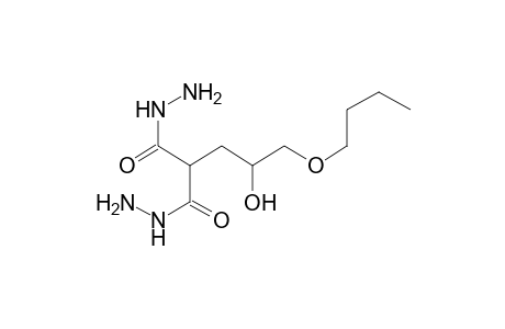2-(3-Butoxy-2-hydroxypropyl)malonohydrazide