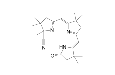 5-[5-(3,3-Dimethyl-5-oxo-pyrrolidin-2-ylidenemethyl)-3,3-dimethyl-3,4-dihydro-pyrrol-2-ylidenemethyl]-2,3,3-trimethyl-2-cyano-3,4(2H)-dihydropyrrole