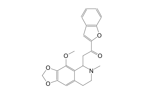 1-(1-Benzofuran-2-yl)-2-(4-methoxy-6-methyl-5,6,7,8-tetrahydro[1,3]dioxolo[4,5-G]isoquinolin-5-yl)ethanone