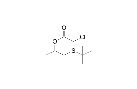 2-(tert-Butylsulfanyl)-1-methylethyl chloroacetate