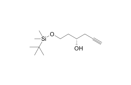 ((S)-3-hydroxyhex-5-ynyloxy)(tert-butyl)dimethylsilane