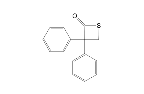 PROPIONIC ACID, 2,2-DIPHENYL-3- MERCAPTO-, B-/THIO LACTONE/
