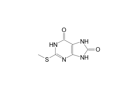 6,8-Dihydroxy-2-(methylthio)purine