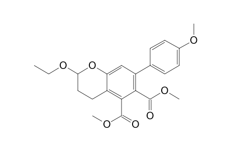 DIMETHYL-2-ETHOXY-7-(PARA-METHOXYPHENYL)-CHROMAN-5,6-DICARBOXYLATE