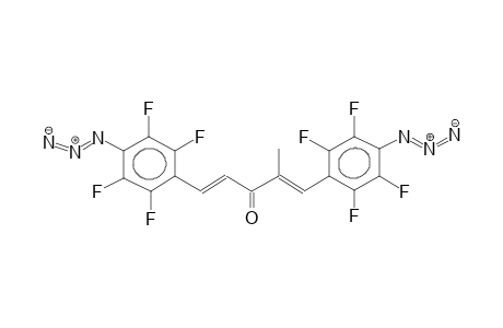 1,5-BIS(4-AZIDOTETRAFLUOROPHENYL)-4-METHYL-1,4-PENTADIEN-3-ONE