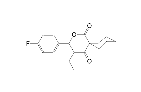 4-Ethyl-3-(4-fluoro-phenyl)-2-oxa-spiro[5.5]undecane-1,5-dione