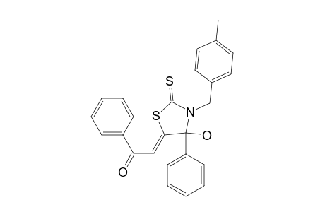 2-[4-Hydroxy-3-(4-methylbenzyl)-4-phenyl-2-thioxo-1,3-thiazolan-5-yliden]-1-phenyl-1-ethanone