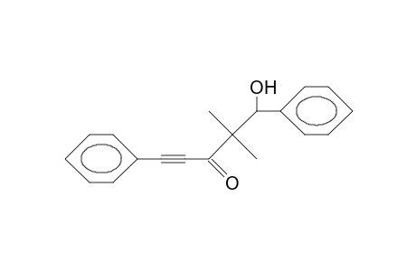 5-Hydroxy-4,4-dimethyl-1,5-diphenylpent-1-yn-3-one