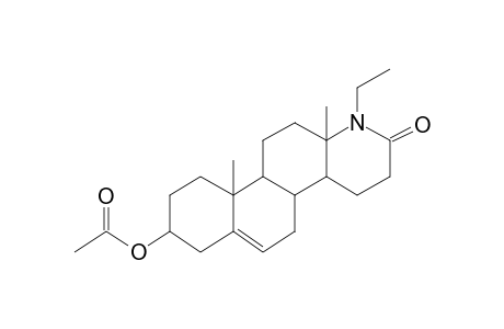 17A-Ethyl-3.beta.-acetoxy-17A-aza-D-homoandrost-5-ene-17-one