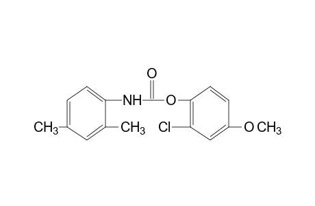 2,4-dimethylcarbanilic acid, 2-chloro-4-methoxyphenyl ester