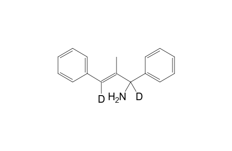 (E)-1,3-Dideutero-2-methyl-1,3-diphenyl-2-propen-1-amine