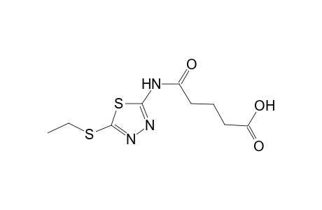 5-{[5-(Ethylsulfanyl)-1,3,4-thiadiazol-2-yl]amino}-5-oxopentanoic acid