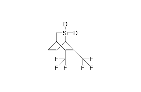 2,2-Dideuterio-5,6-bis(trifluoromethyl)-2-sila-bicyclo(2.2.2)octa-5,7-diene