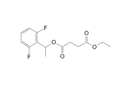 Succinic acid, 1-(2,6-difluorophenyl)ethyl ethyl ester