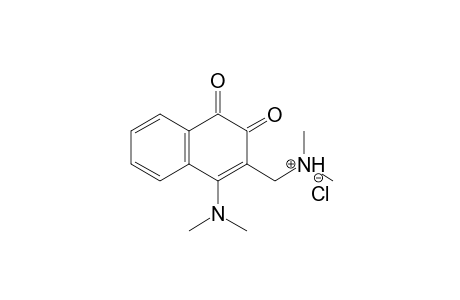 [(4'-Dimethylamino-1',2'-dihydro-1',2'-dioxonaphth-3'-yl)methyl]-dimethylammonium chloride