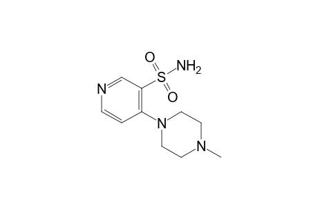 4-(4-methyl-1-piperazinyl)-3-pyridinesulfonamide