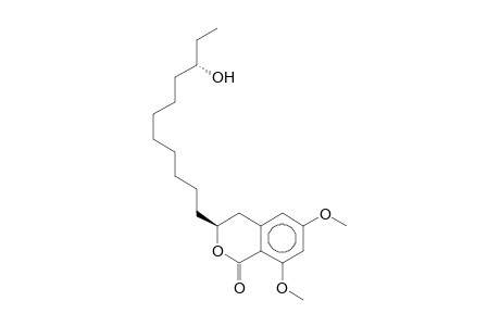 (3R,9'S)-3-(9'-HYDROXYUNDECYL)-6,8-DIMETHOXY-3,4-DIHYDROISOCOUMARIN