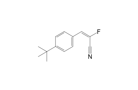 (E)-3-(4-(tert-Butyl)phenyl)-2-fluoroacrylonitrile