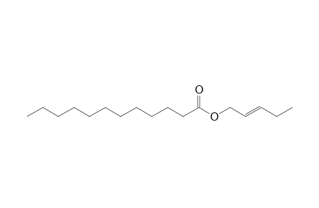 Dodecanoic acid, 2-penten-1-yl ester