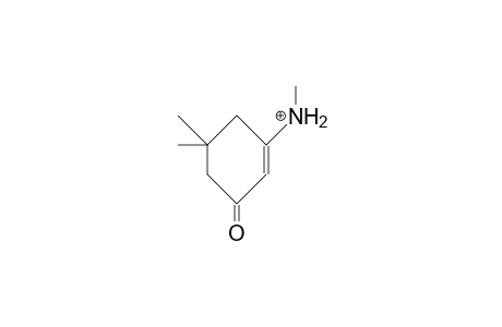 1-Methylamino-5,5-dimethyl-cyclohexen-3-one cation