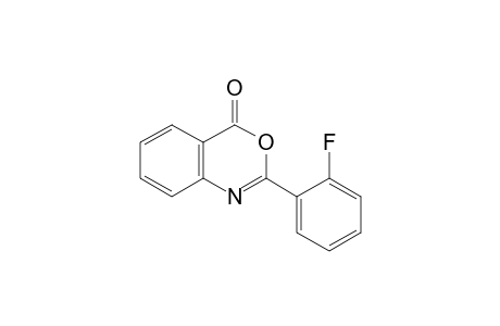 2-(o-fluorophenyl)-4H-3,1-benzoxazin-4-one