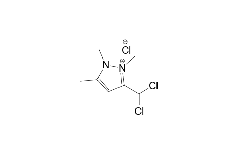 5-Dichloromethyl-1,2,3-trimethyl pyrazolium chloride