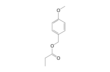 Propionic acid, P-methoxy-benzyl ester