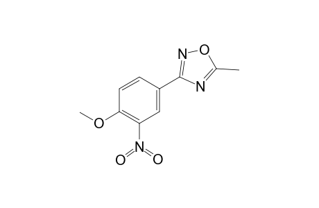 1,2,4-Oxadiazole, 3-(4-methoxy-3-nitrophenyl)-5-methyl-